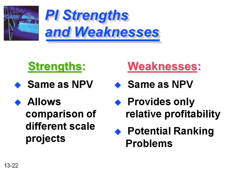 PI Strengths     and Weaknesses      